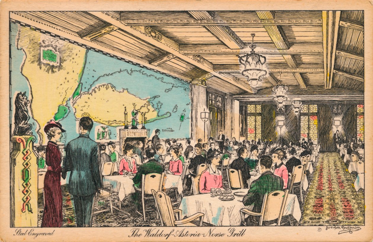 Waldorf Astoria, Norse Grill, 1930-luku tekijältä Unbekannt
