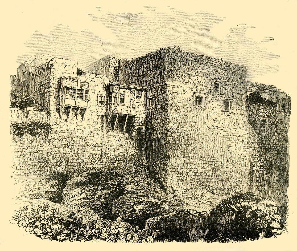Jerusalemin muurit, 1890. tekijältä Unbekannt