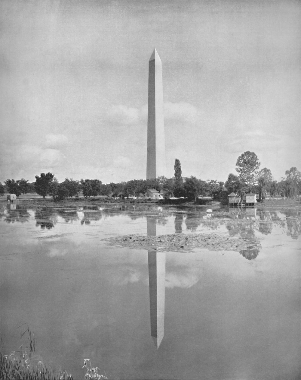 Washingtonin monumentti, 1800-luku tekijältä Unbekannt