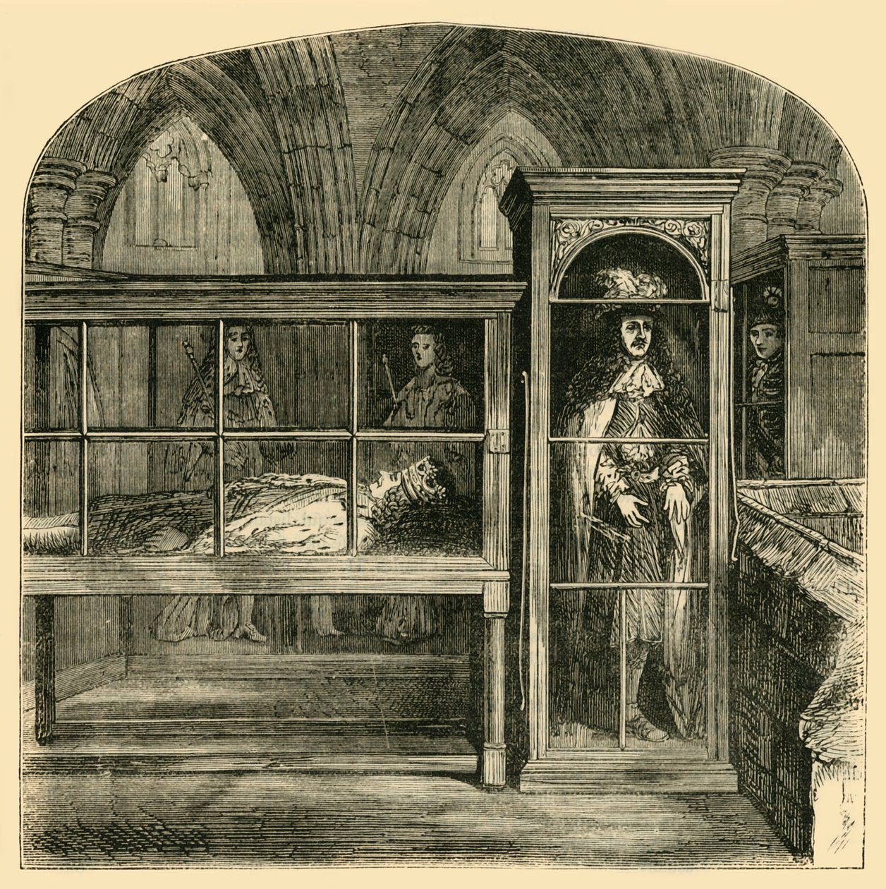 Vahahahmot Westminster Abbeyssa, 1881. tekijältä Unbekannt