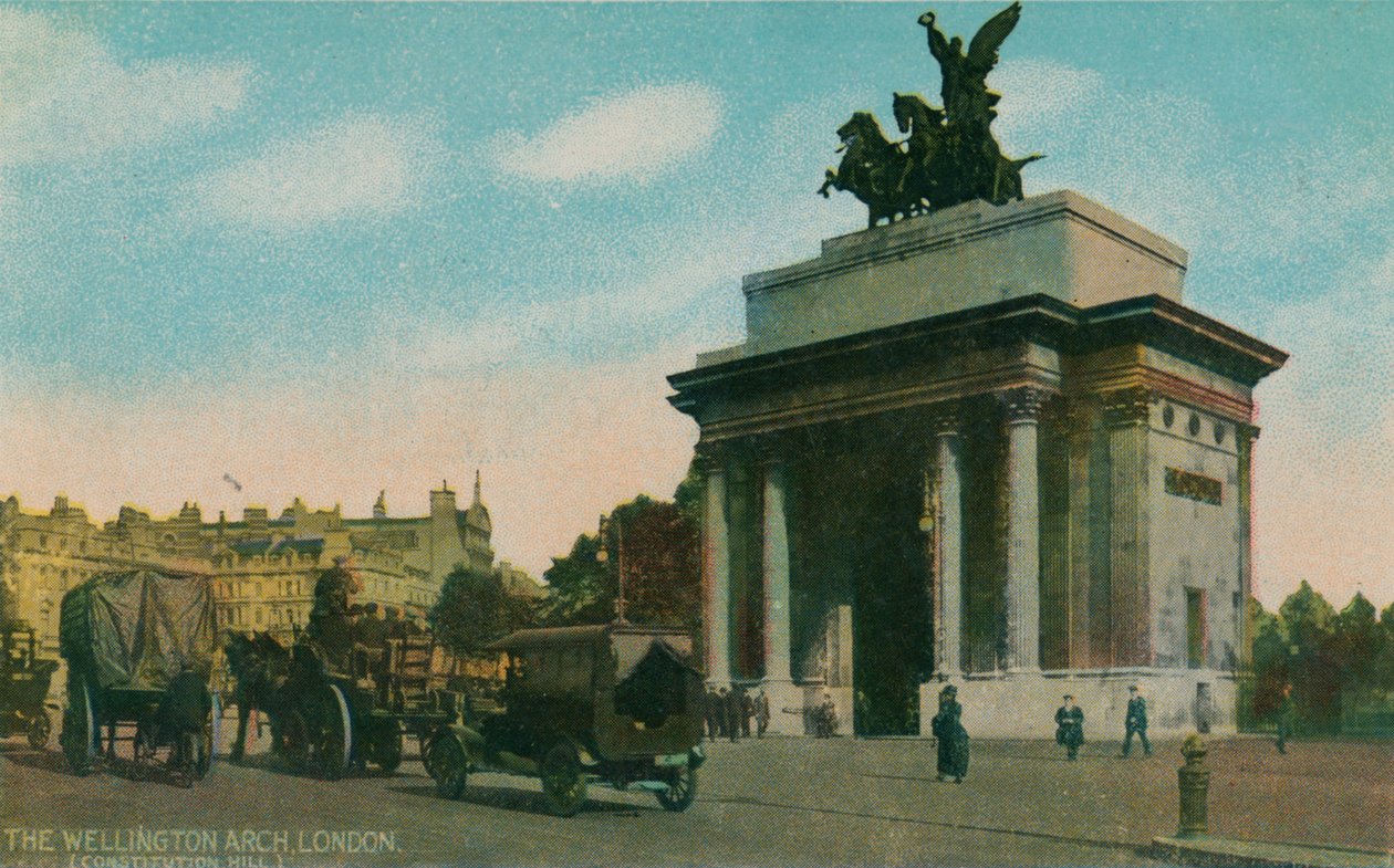 Wellington Arch, Lontoo, vuonna 1910. tekijältä Unbekannt