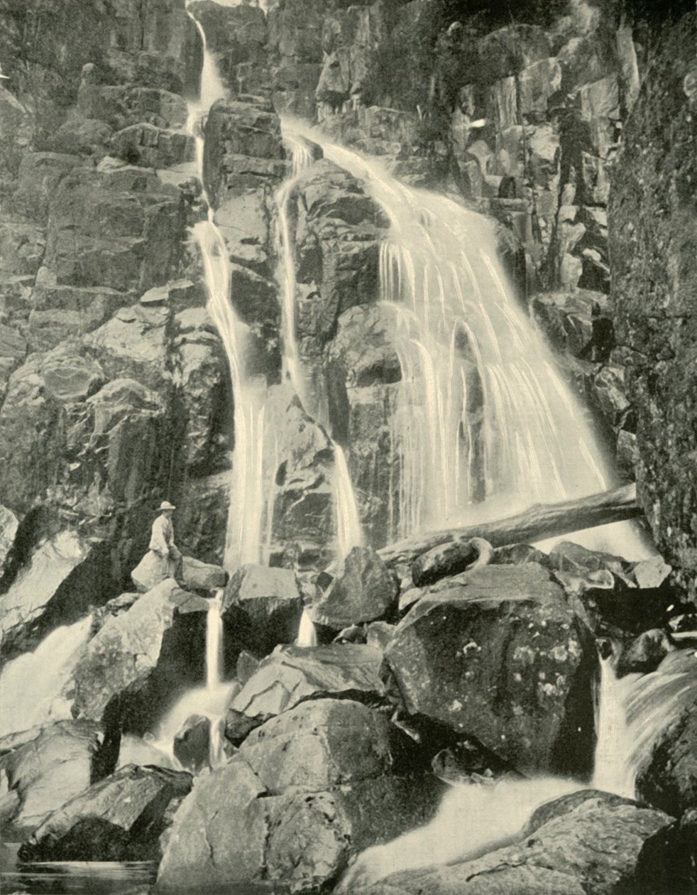 Wellington Falls, Mount Wellington, 1901. tekijältä Unbekannt