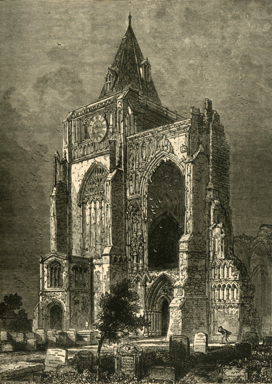 Länsirintama, Crowland Abbey, 1898. tekijältä Unbekannt