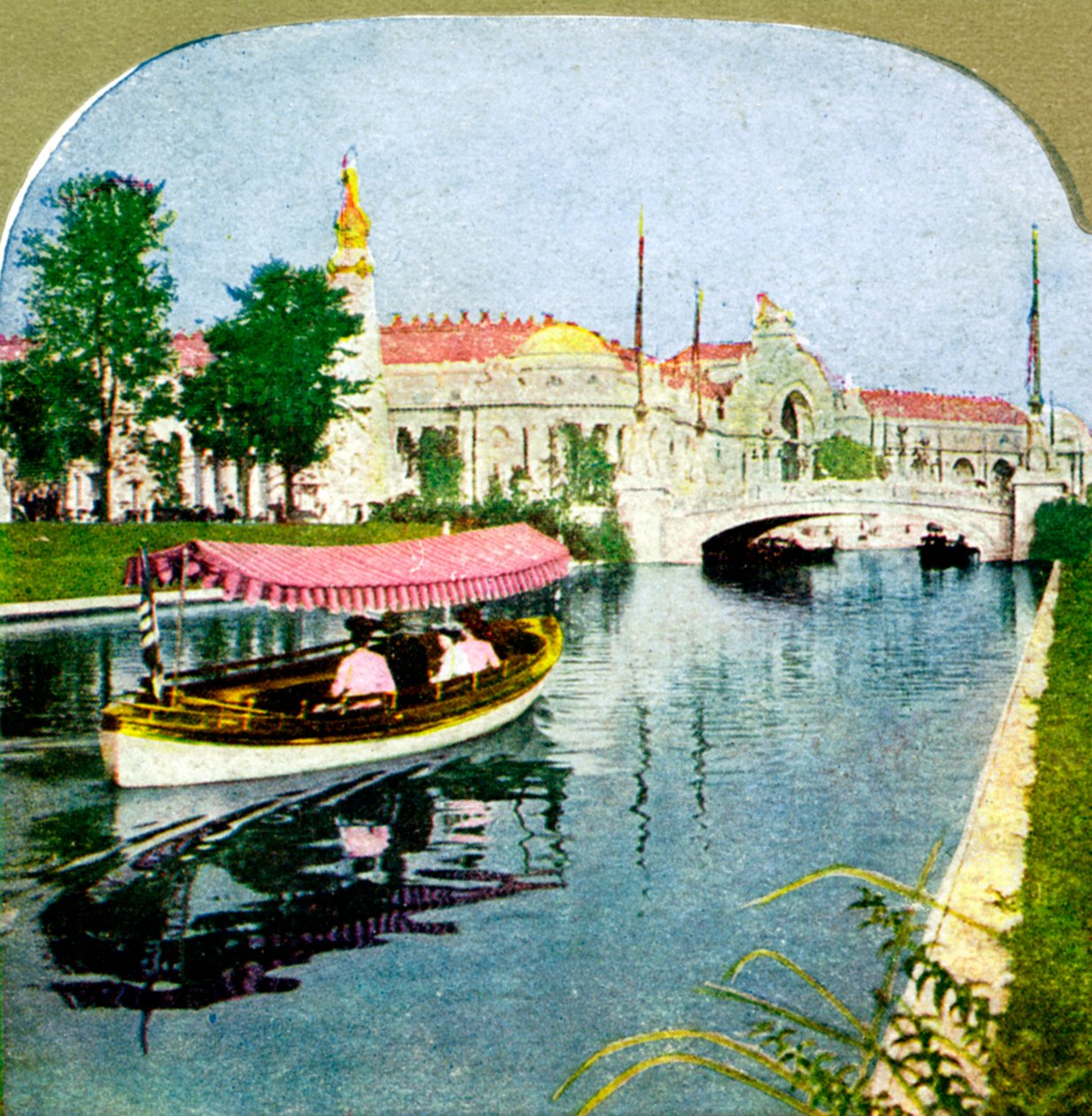 West Lagoon maailmannäyttelystä, St Louis, Missouri, 1904 tekijältä Unbekannt
