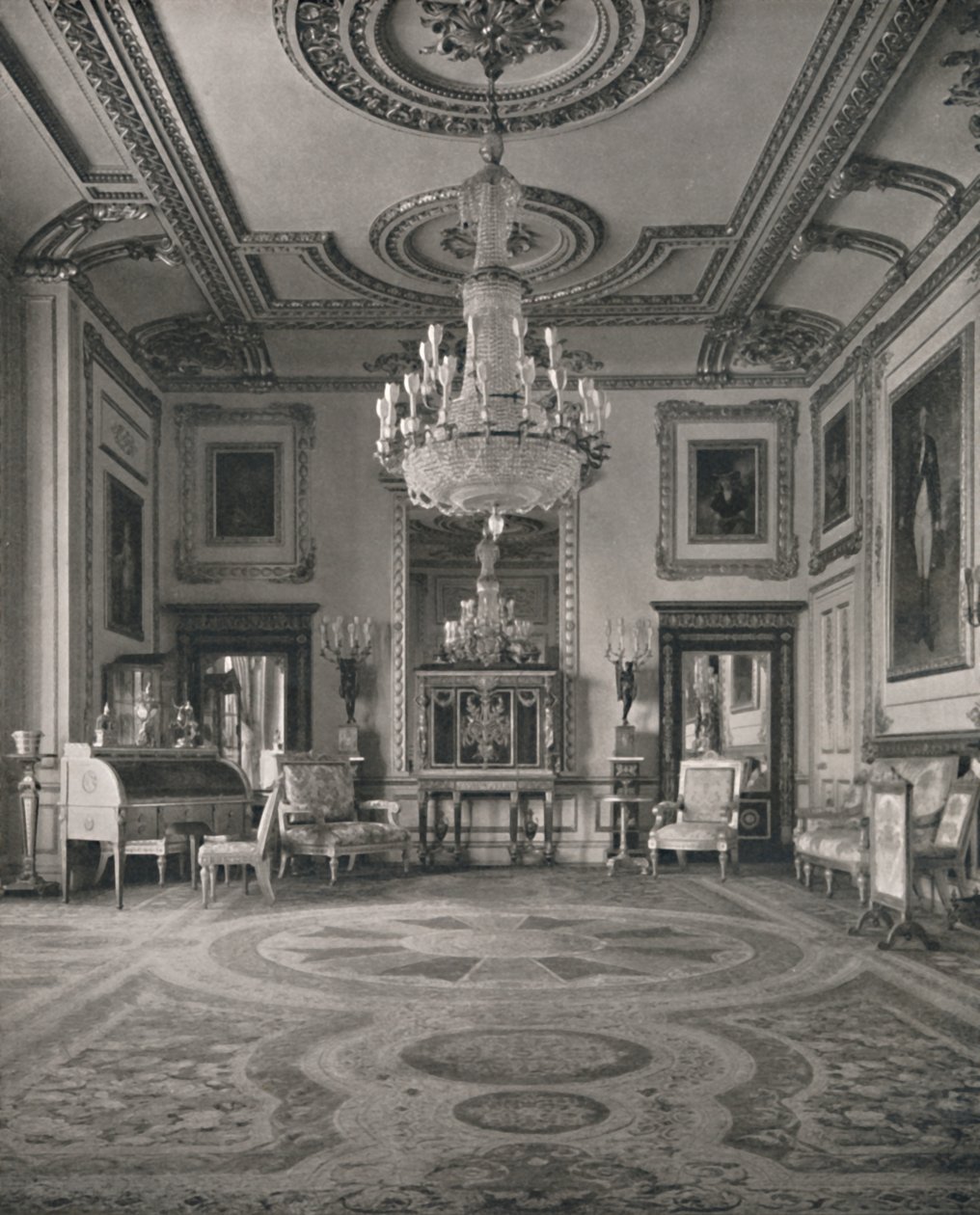 Valkoinen salonki, Windsorin linna, 1927 tekijältä Unbekannt