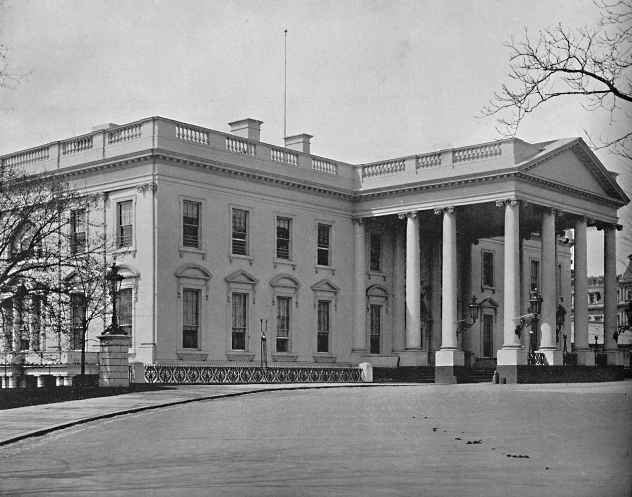 Valkoinen talo, Washington D.C., 1897. tekijältä Unbekannt