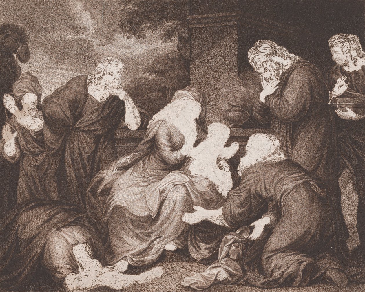 Viisaiden uhri, 1788. tekijältä Unbekannt