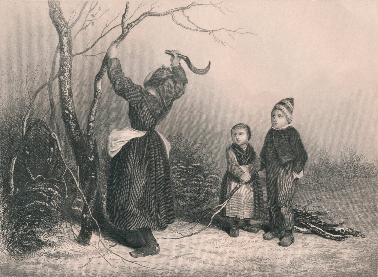 The Woodcutters, c1850 tekijältä Unbekannt