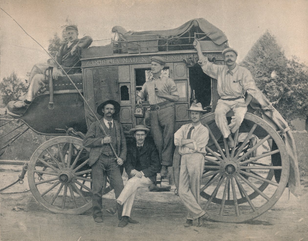 Zambesi Coach, c1900. tekijältä Unbekannt