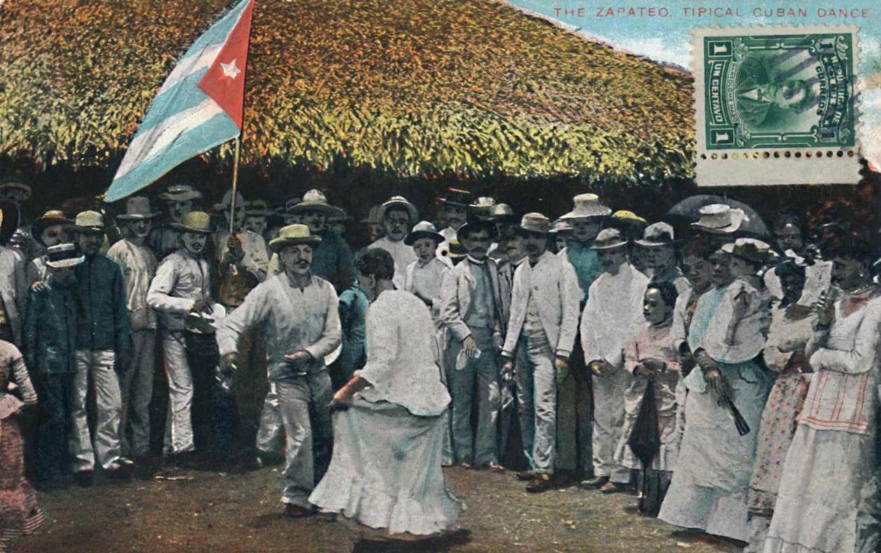 Zapateo Tipical Kuubalainen tanssi, vuodelta 1910. tekijältä Unbekannt