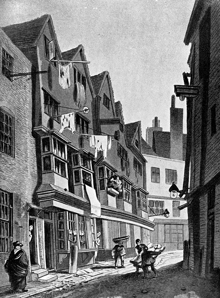 Westminsterin palatsin muinaiset alueet, Lontoo, 1807 c1905 tekijältä Unbekannt