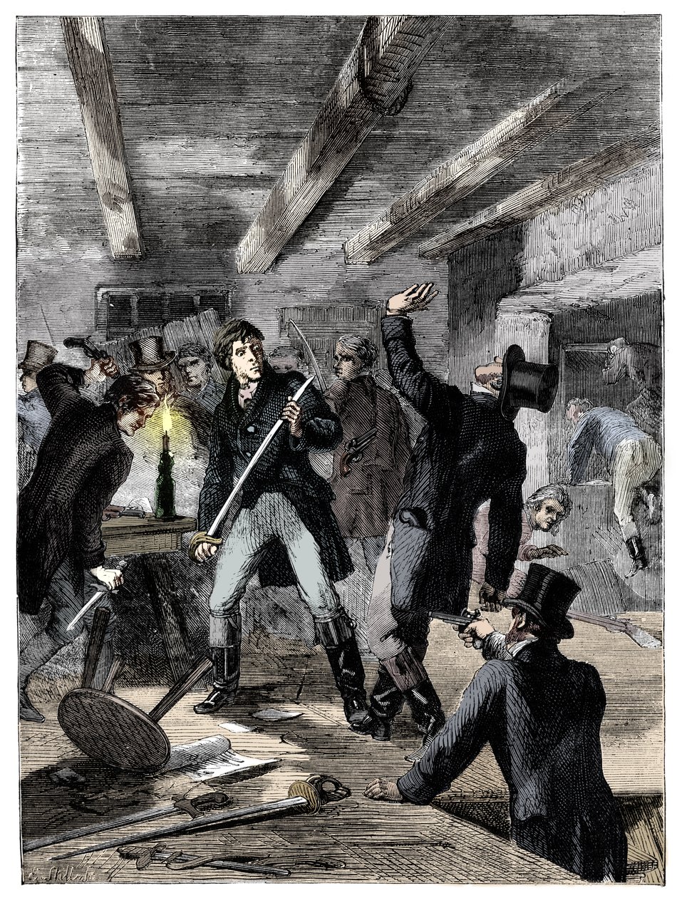 Cato Streetin salaliittolaisten pidätys, 1820 c1895 tekijältä Unbekannt