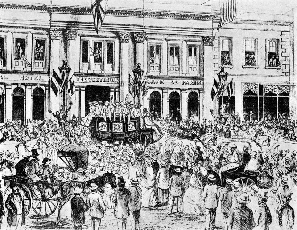Ensimmäisen englantilaisen krikettijoukkueen saapuminen Australiaan, 1861 1912 tekijältä Unbekannt