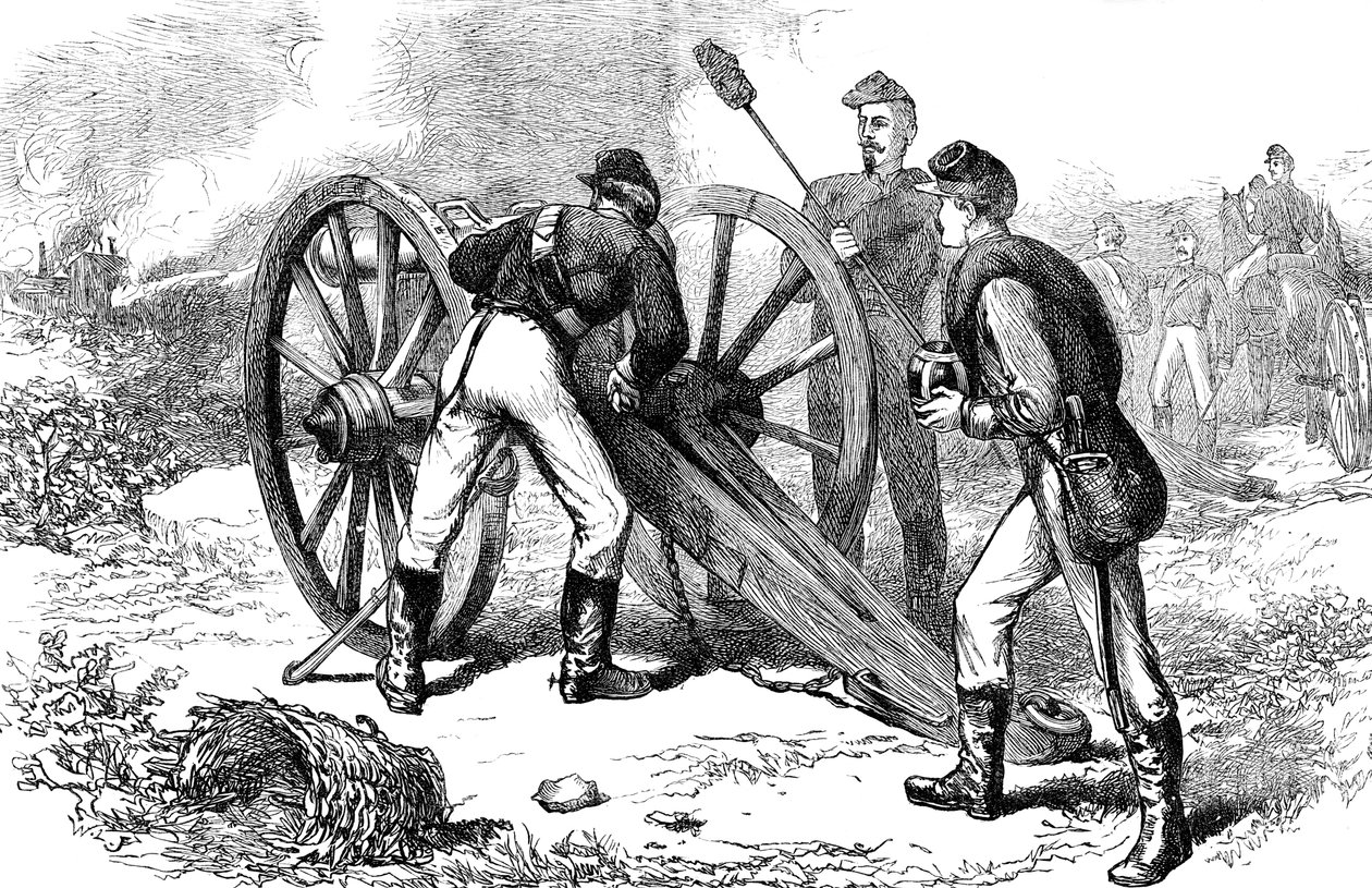 Chancellorsvillen taistelu, Virginia, Amerikan sisällissota, 1863 c1880 tekijältä Unbekannt