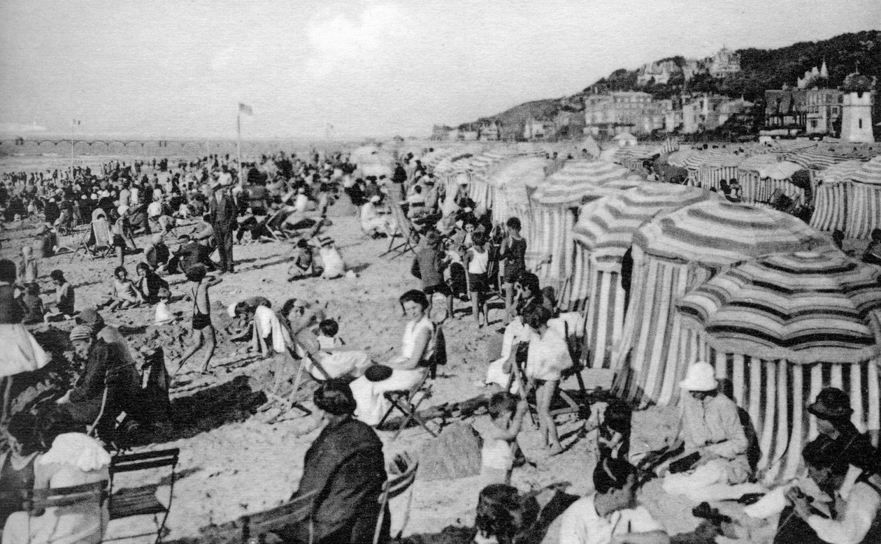 Ranta, Trouville, Ranska, 1920-luku tekijältä Unbekannt