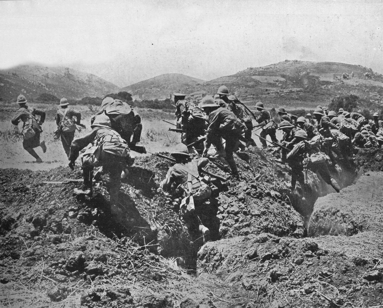 Turkin asemien etenemisen alku, 1915 tekijältä Unbekannt
