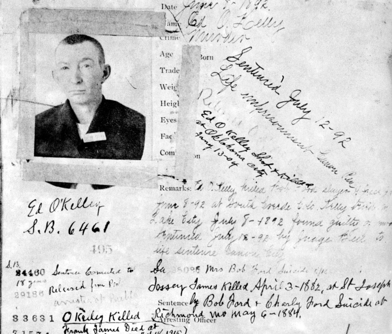 Teos Robert Fordin tappaneesta miehestä, c1892 1954 tekijältä Unbekannt
