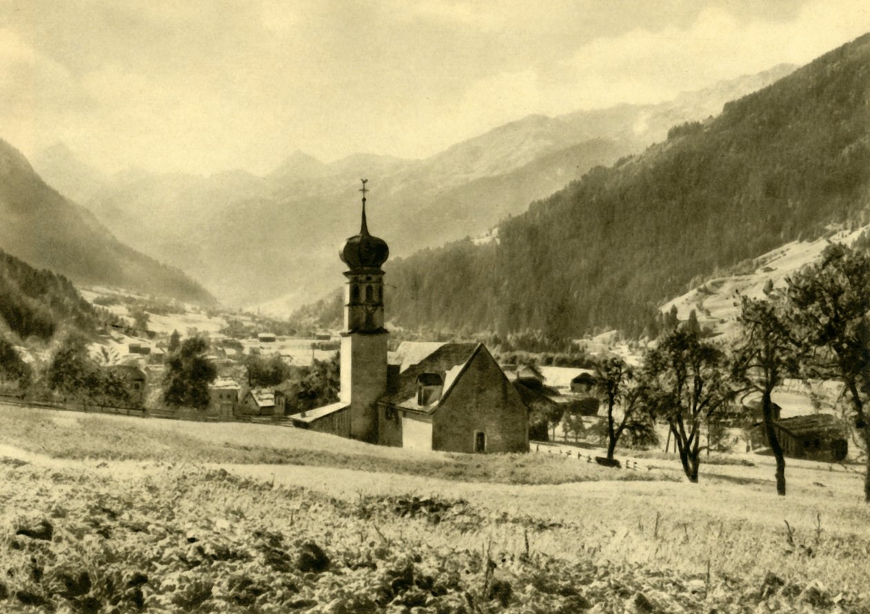 Sankt Nikolauksen kirkko Gortipohlissa, Itävallassa, 1935. tekijältä Unbekannt