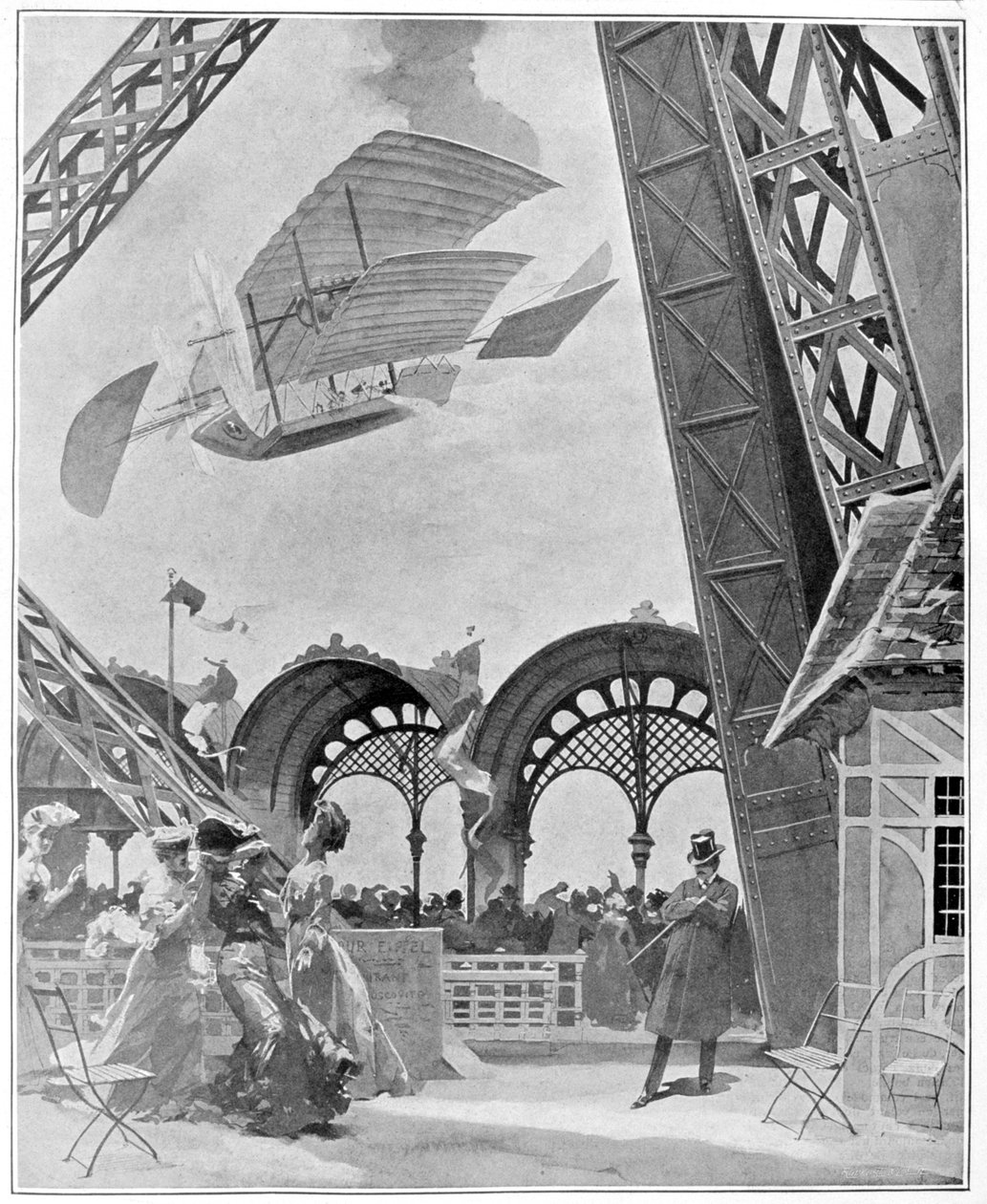 Ilman valloitus Ambigu-Comiquessa, 1900 tekijältä Unbekannt