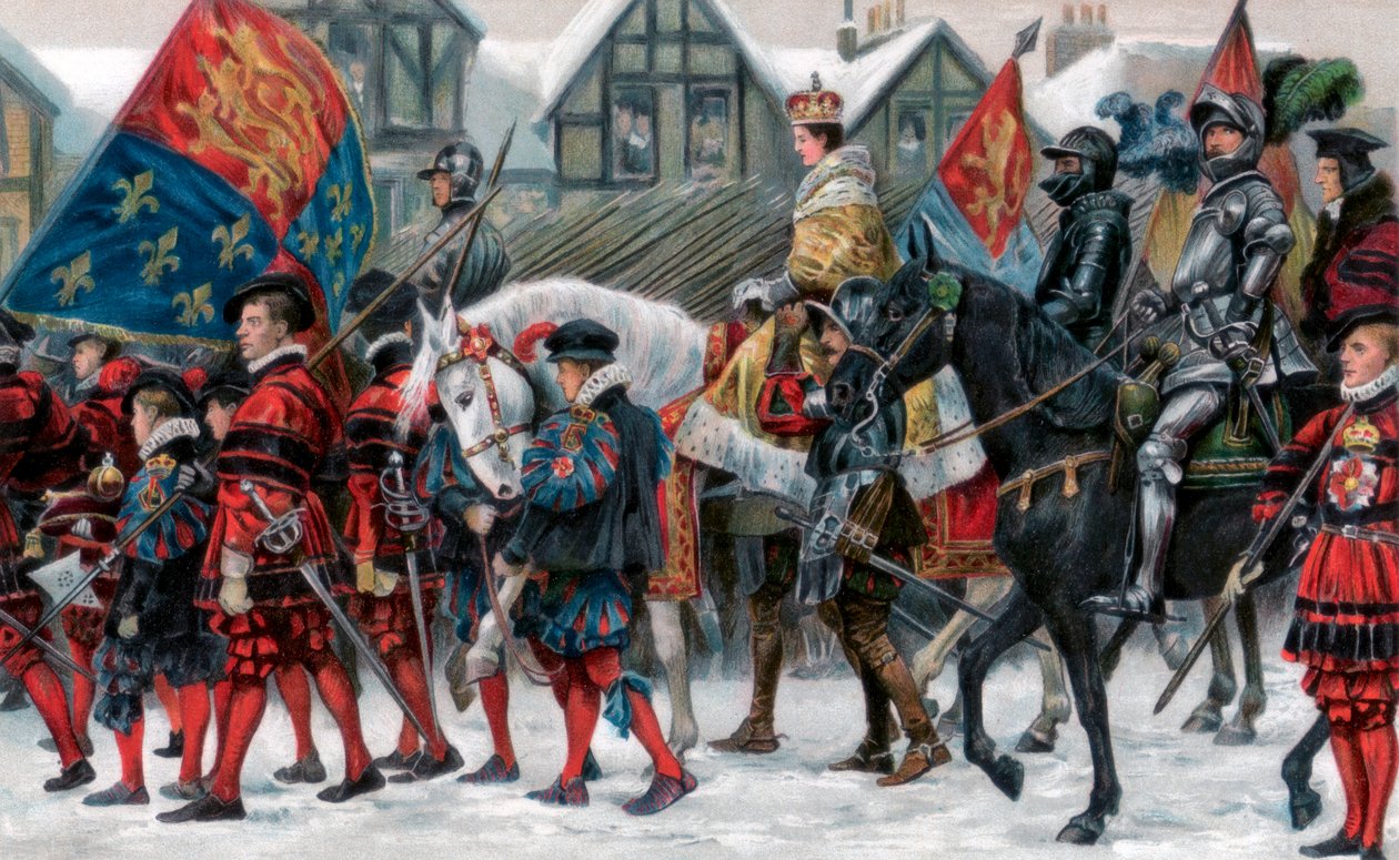 Edward VI:n kruunaus 20. helmikuuta 1547, 1902 tekijältä Unbekannt