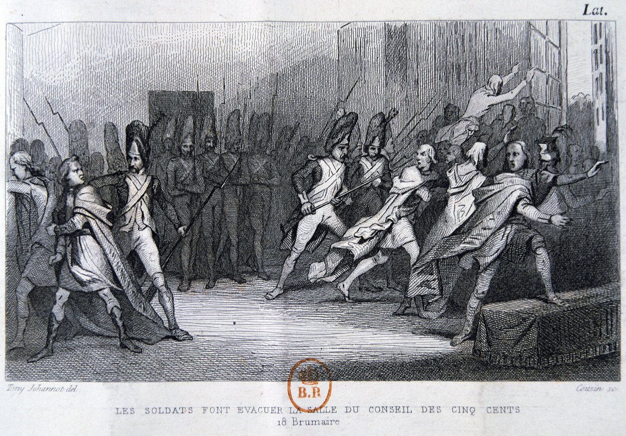 18. Brumairen vallankaappaus 9. marraskuuta 1799, 1800-luku tekijältä Unbekannt