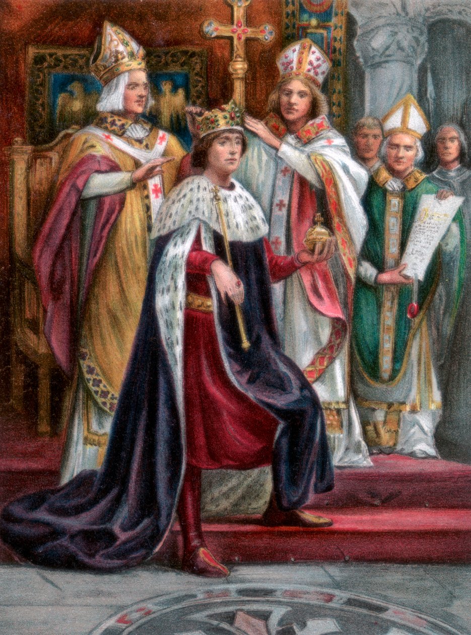 Edward I:n kruunaus Westminsterissä 19. elokuuta 1274 1902 tekijältä Unbekannt