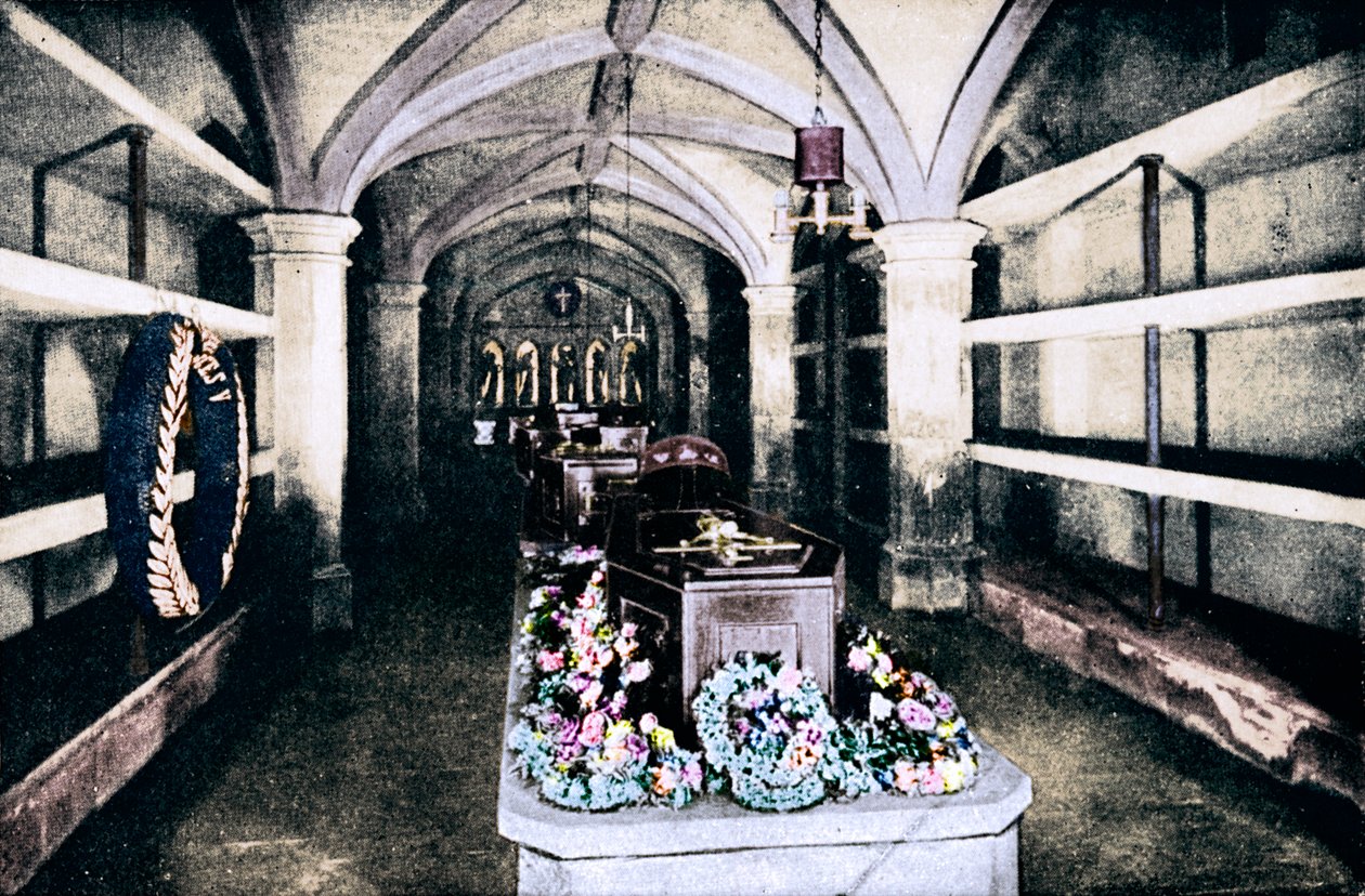 Krypta St Georges Chapelin kansliassa, Windsorin linna, 1910 1911 tekijältä Unbekannt