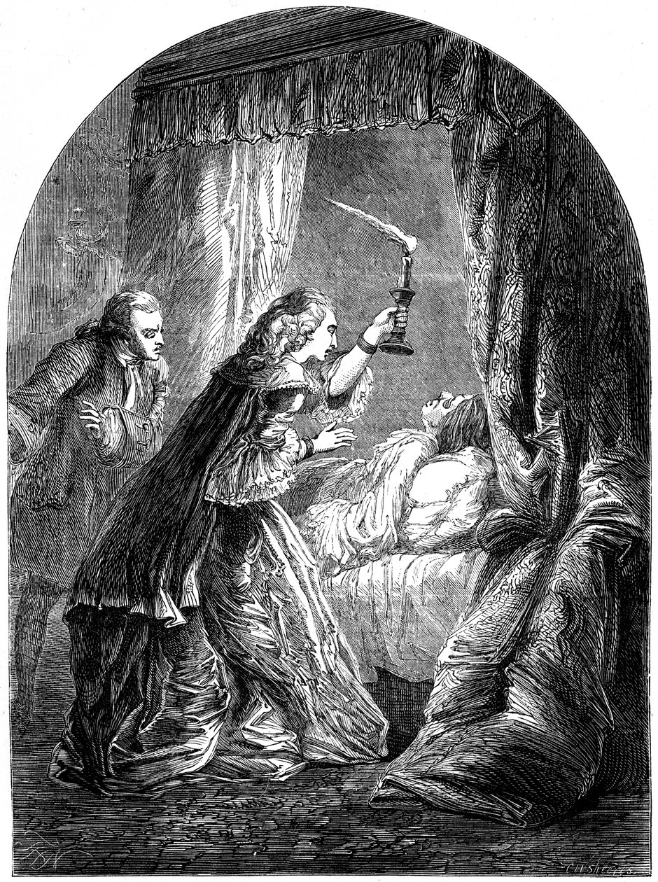 Frederickin kuolema, Walesin prinssi 1707-1751, 1751 1800-luku tekijältä Unbekannt