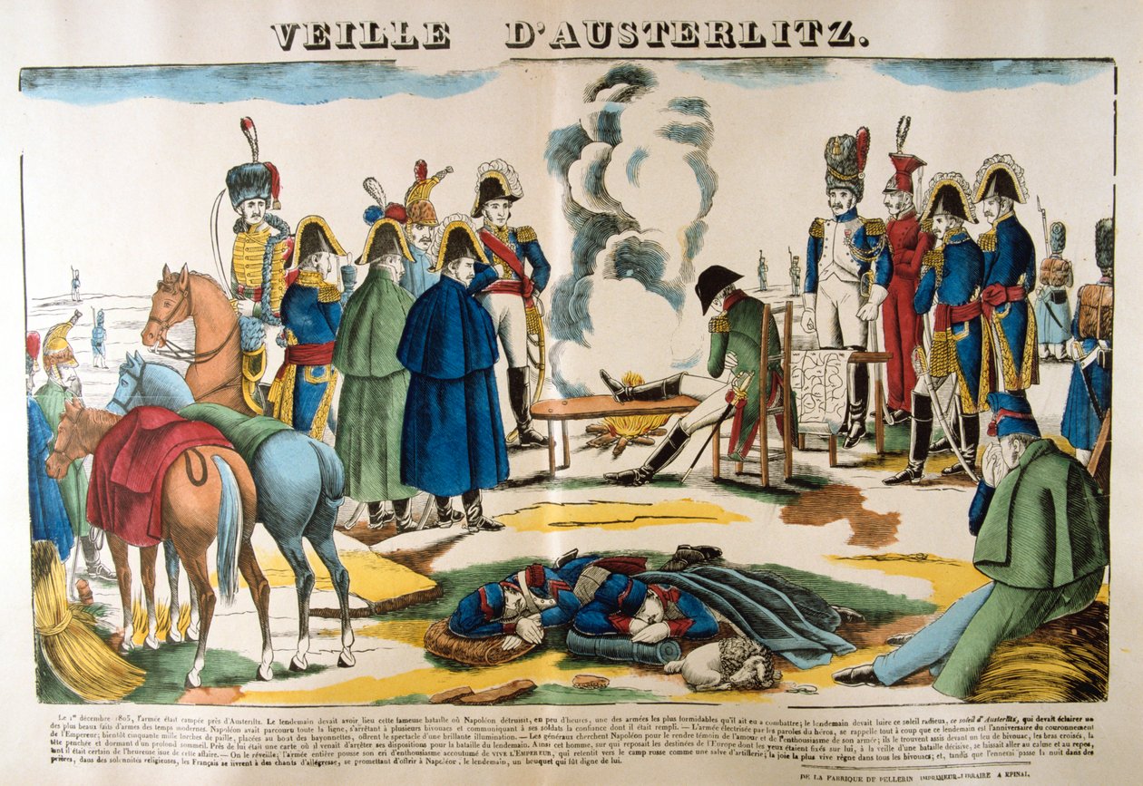 Austerlitzin aatto, 1. joulukuuta 1805, 1800-luku tekijältä Unbekannt