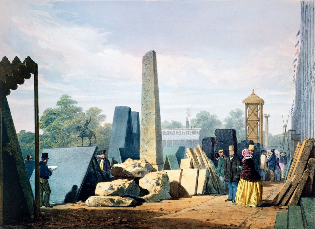 Ulkopuoli, Great Exhibition, Hyde Park, Lontoo, 1851 1854 tekijältä Unbekannt