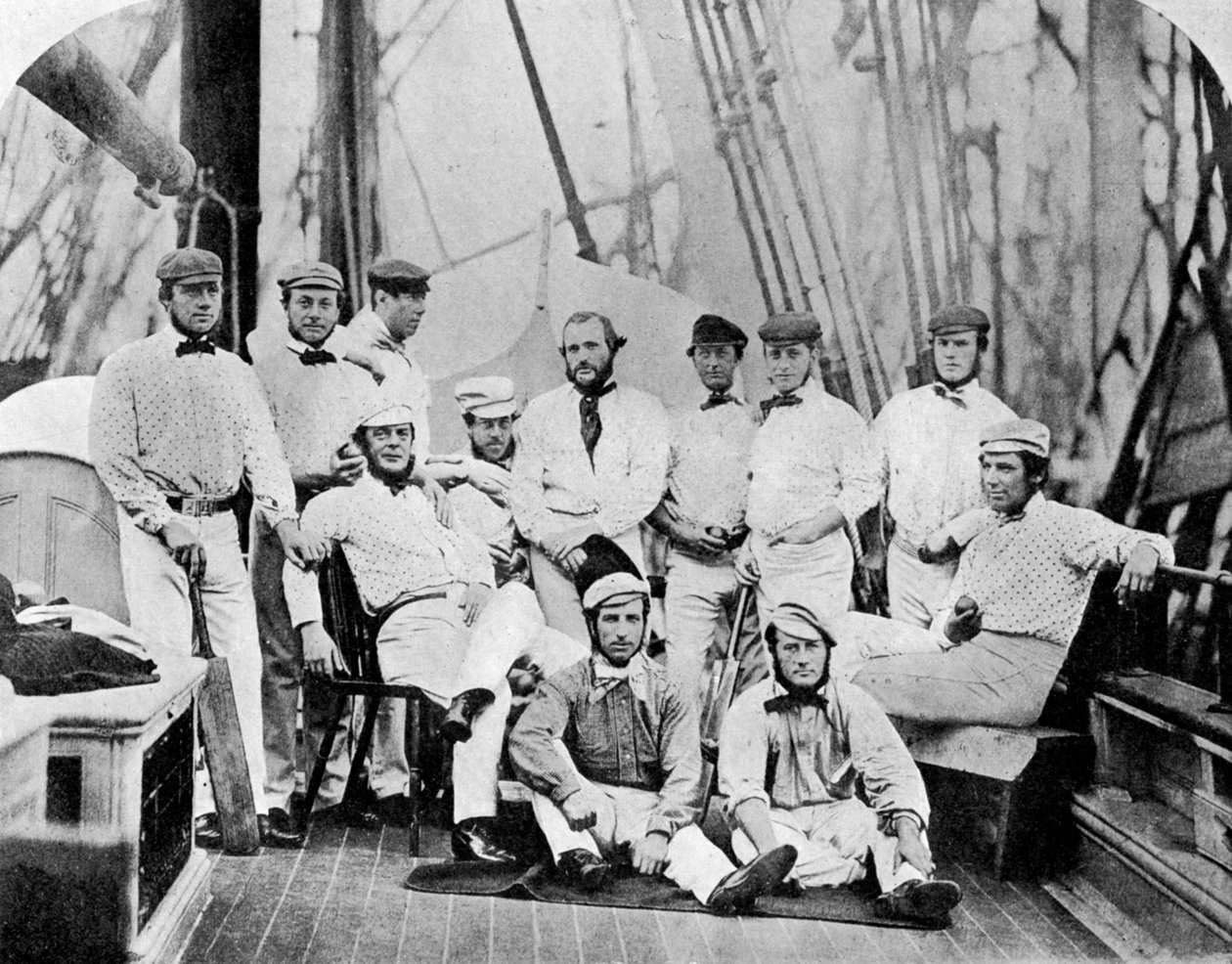 Ensimmäinen englantilainen krikettijoukkue Amerikkaan, 1859 1912 tekijältä Unbekannt