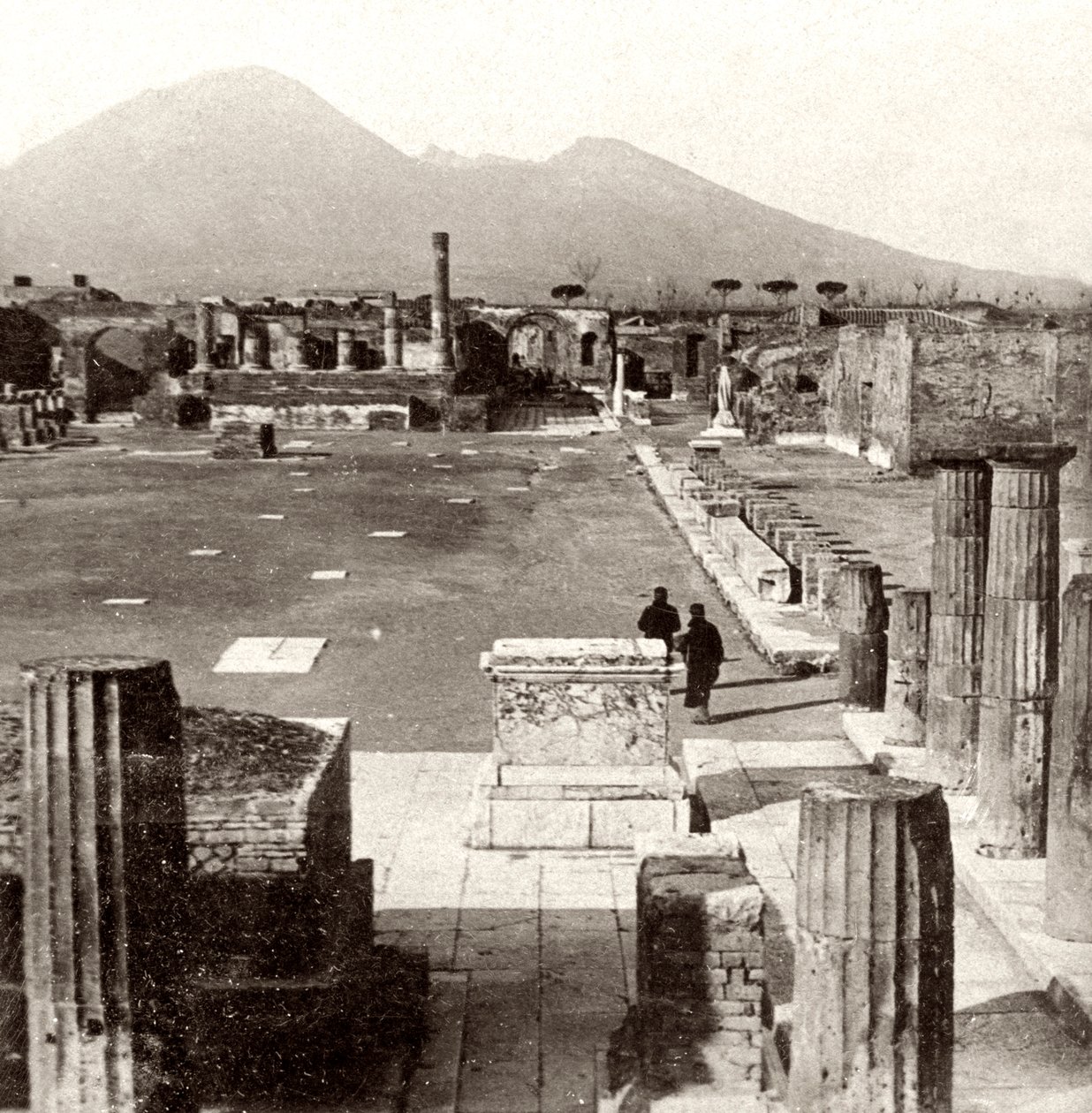 Pompejin foorumi, Italia, 1894 tekijältä Unbekannt