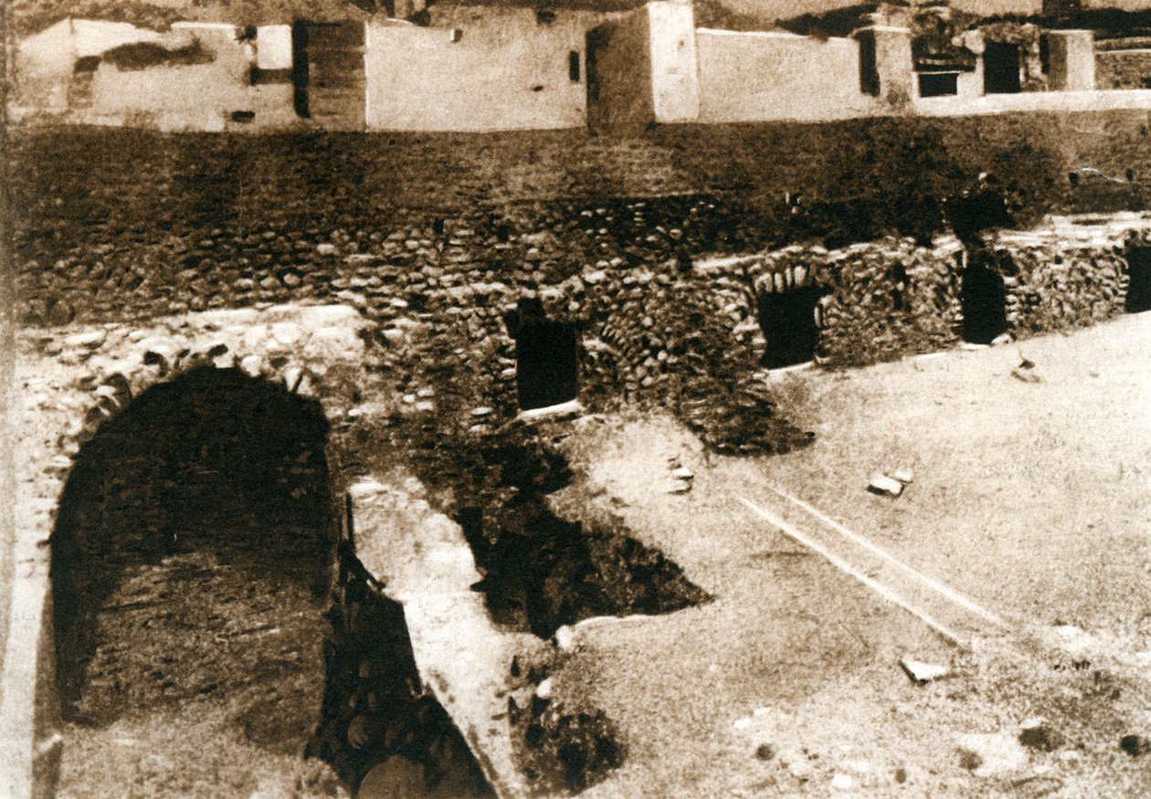 Suuri terassi criptoporticolla, Pompeji, Italia, 1900-luku tekijältä Unbekannt