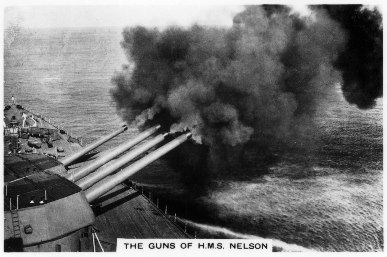 Taistelulaivan HMS Nelson aseet, 1937 tekijältä Unbekannt