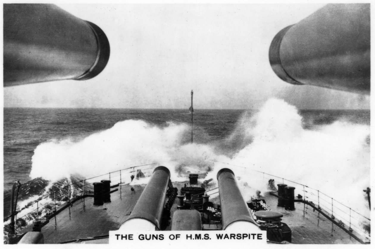 Taistelulaivan HMS Warspite aseet, 1937 tekijältä Unbekannt