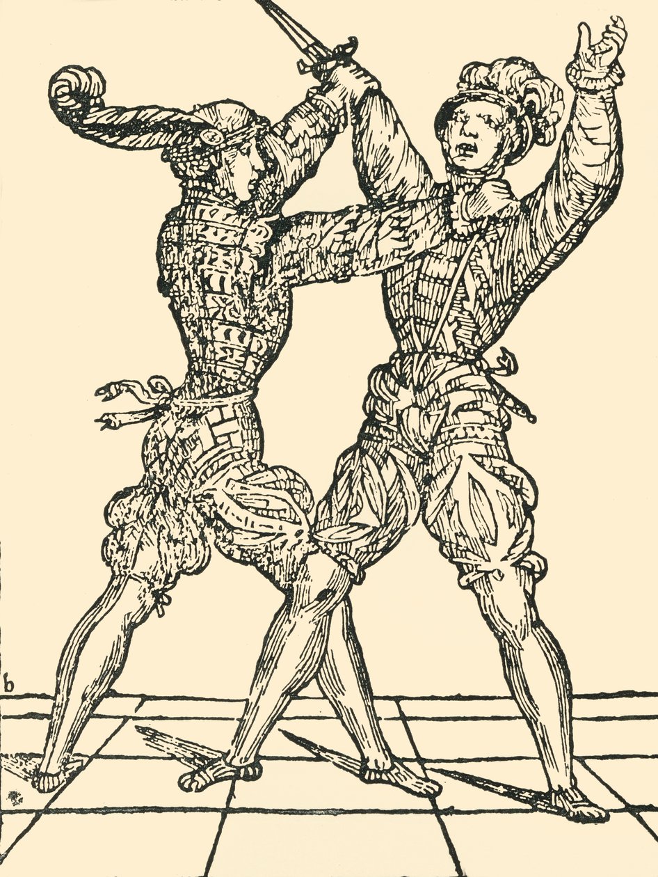 Käsi tikaria vastaan, c1536, 1903. tekijältä Unbekannt