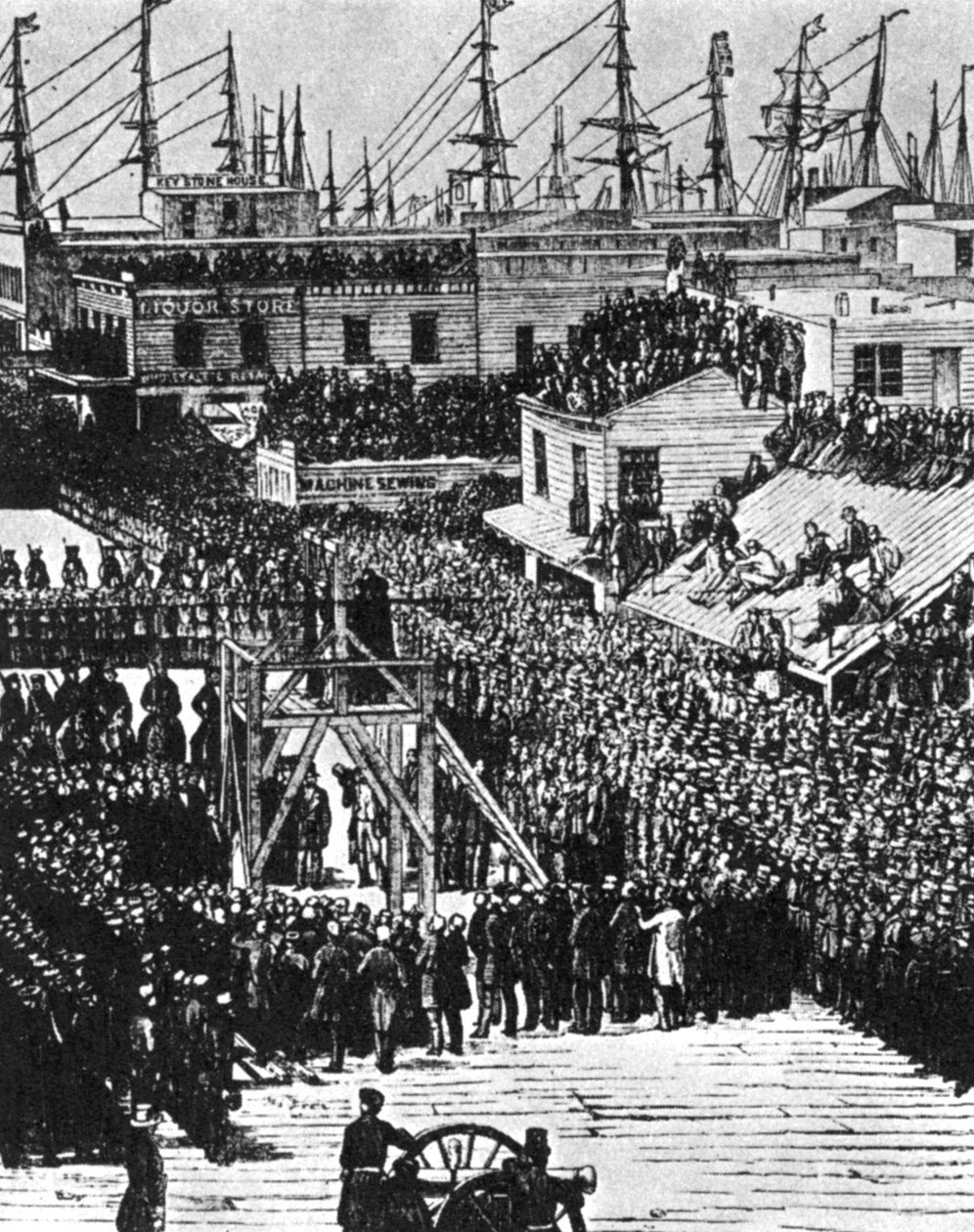 Hetheringtonin ja Bracen hirttäminen, San Francisco, 29. heinäkuuta 1856 1954 tekijältä Unbekannt