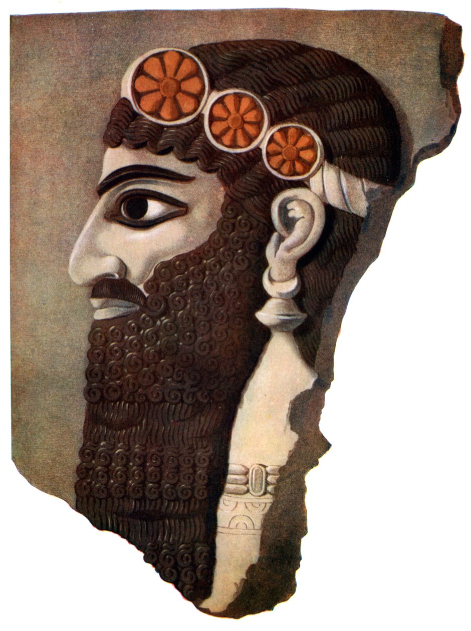 Assyrialaisen papin tai siivekäs jumaluuden pää, 1933-1934 tekijältä Unbekannt