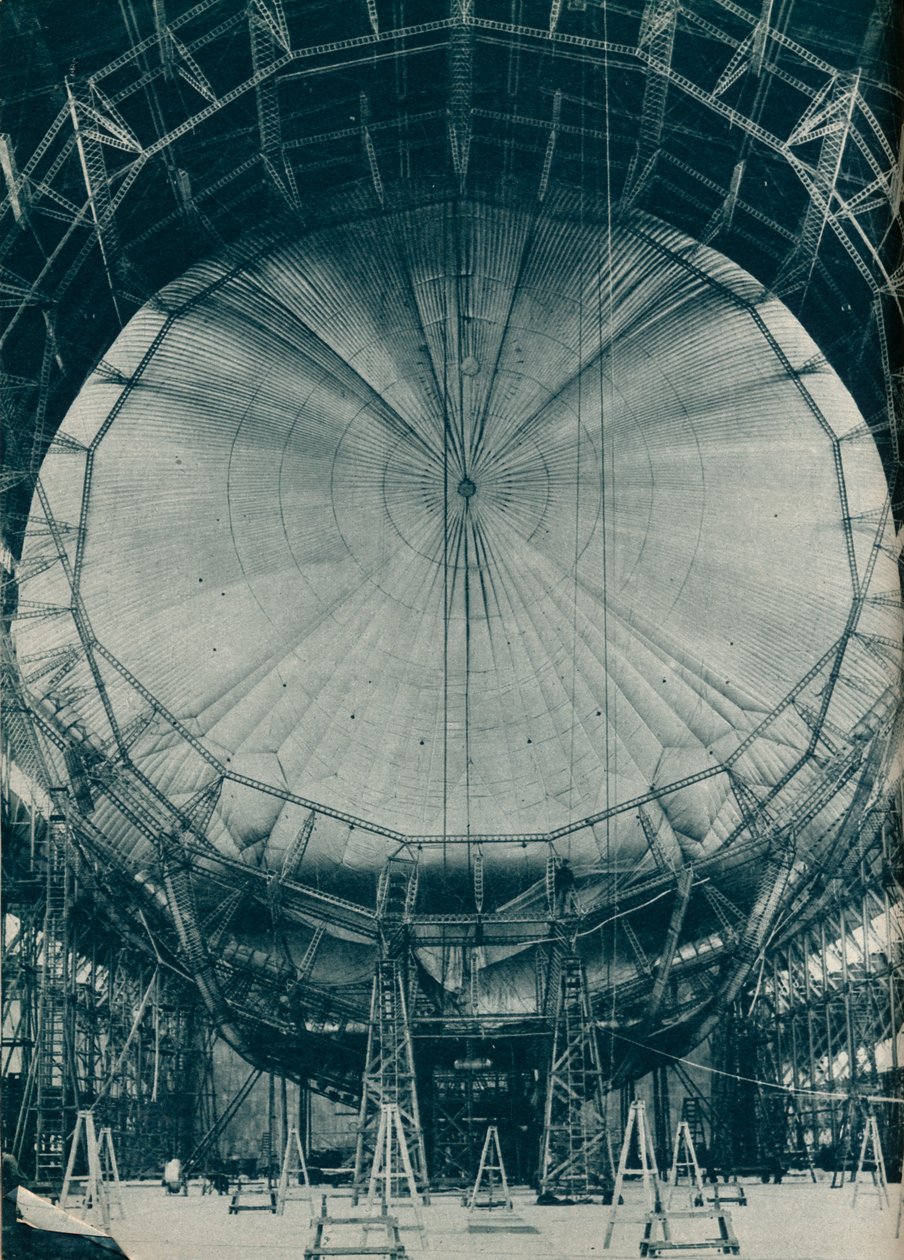 Ilmalaivan R101, c1929 c1937 sisäinen rakenne tekijältä Unbekannt
