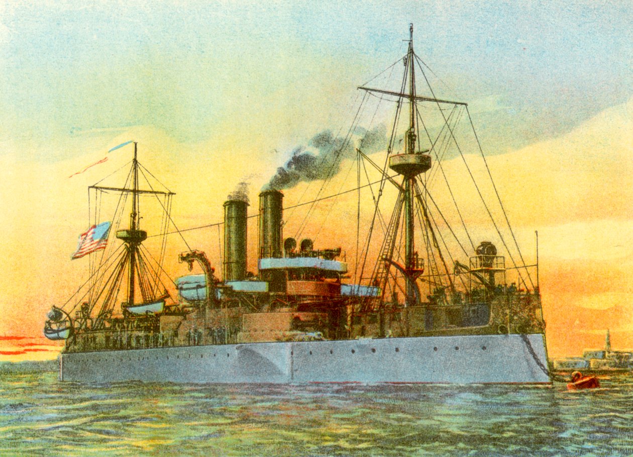Mainen viimeinen auringonlasku, 1898 tekijältä Unbekannt