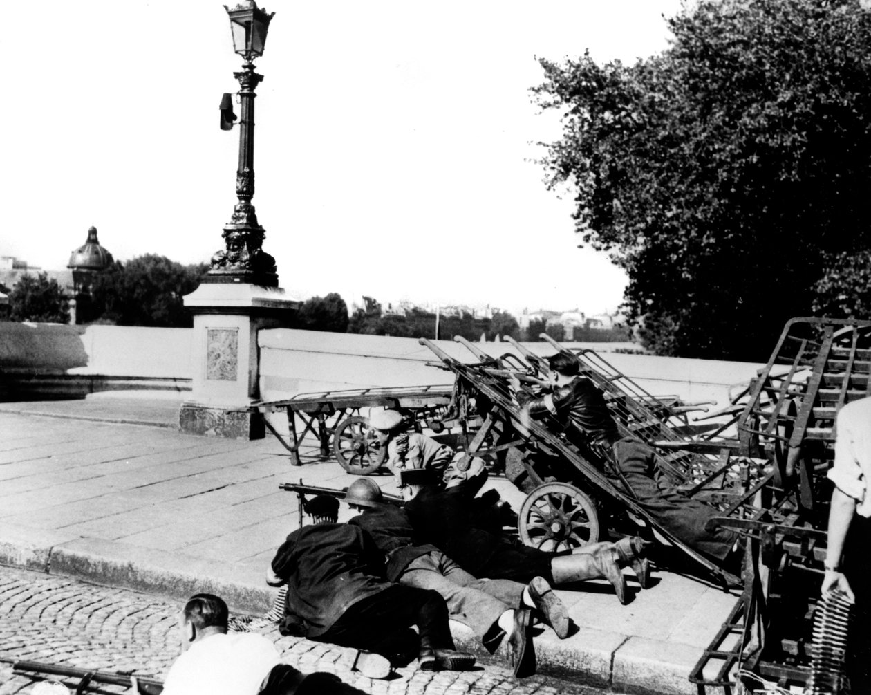 Pariisin vapauttaminen elokuussa 1944 tekijältä Unbekannt