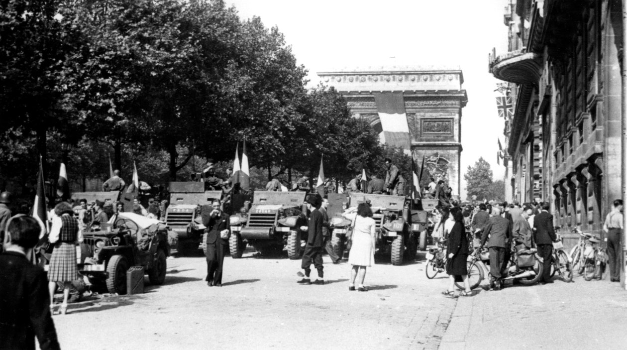 Pariisin vapauttaminen elokuussa 1944 tekijältä Unbekannt