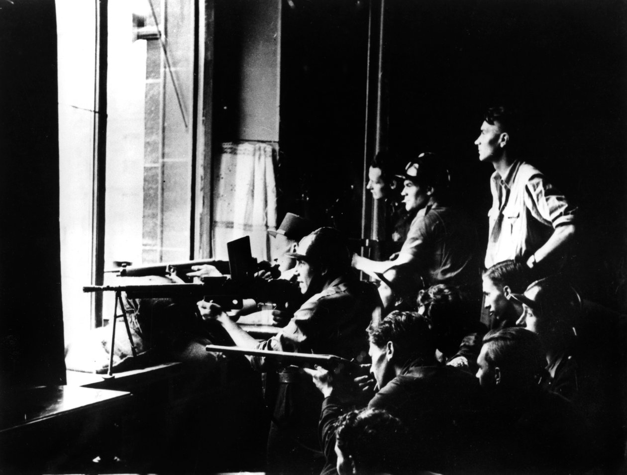 Pariisin vapauttaminen elokuussa 1944 tekijältä Unbekannt