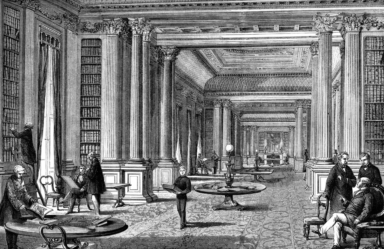 Reform Clubin kirjasto, Lontoo, 1891 tekijältä Unbekannt