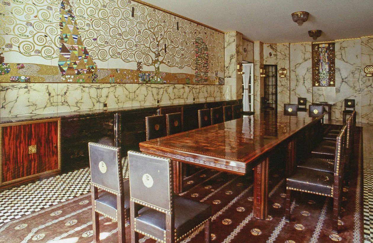 Stoclet Palacen pääruokasali, n. 1914. tekijältä Unbekannt