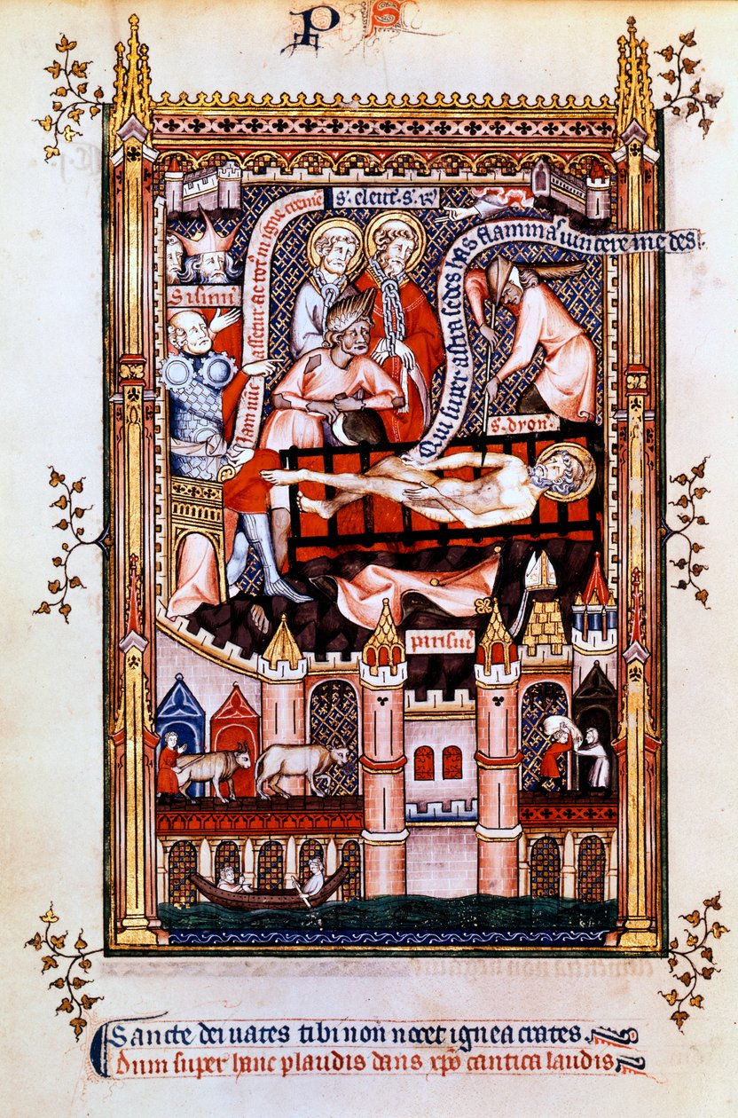St Denisin marttyyrikuolema, 1317 tekijältä Unbekannt