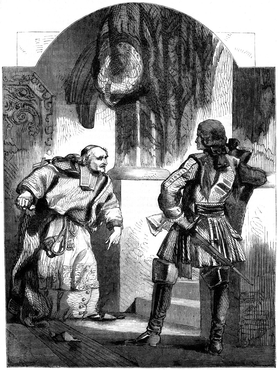 Kardinaali Giulio Alberonin ja eversti Stanhopen tapaaminen, 1700-luku 1800-luku tekijältä Unbekannt