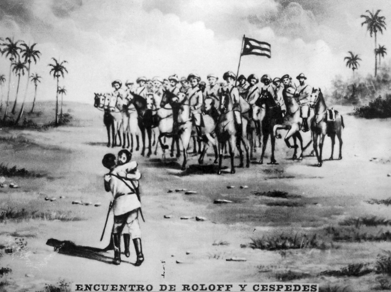 Roloffin ja Cespedesin tapaaminen, 1871, 1920-luvut tekijältä Unbekannt