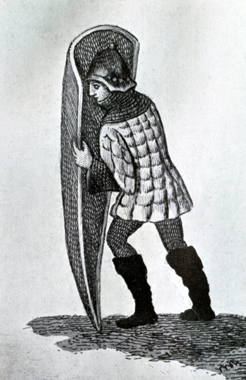 Sotilaallinen virtauspiste, 1400-luku, 1910 tekijältä Unbekannt