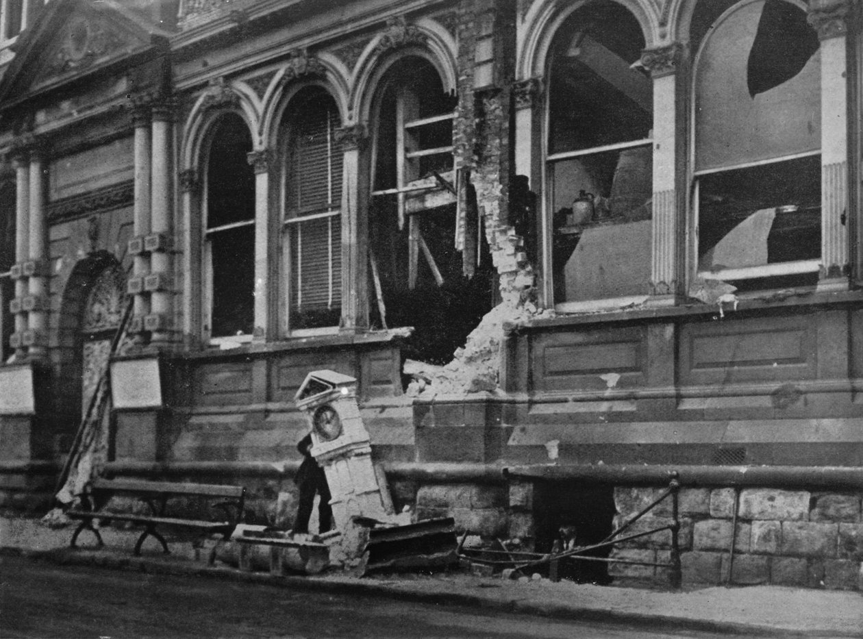 Laivaston hyökkäys itärannikolle, 1914. tekijältä Unbekannt